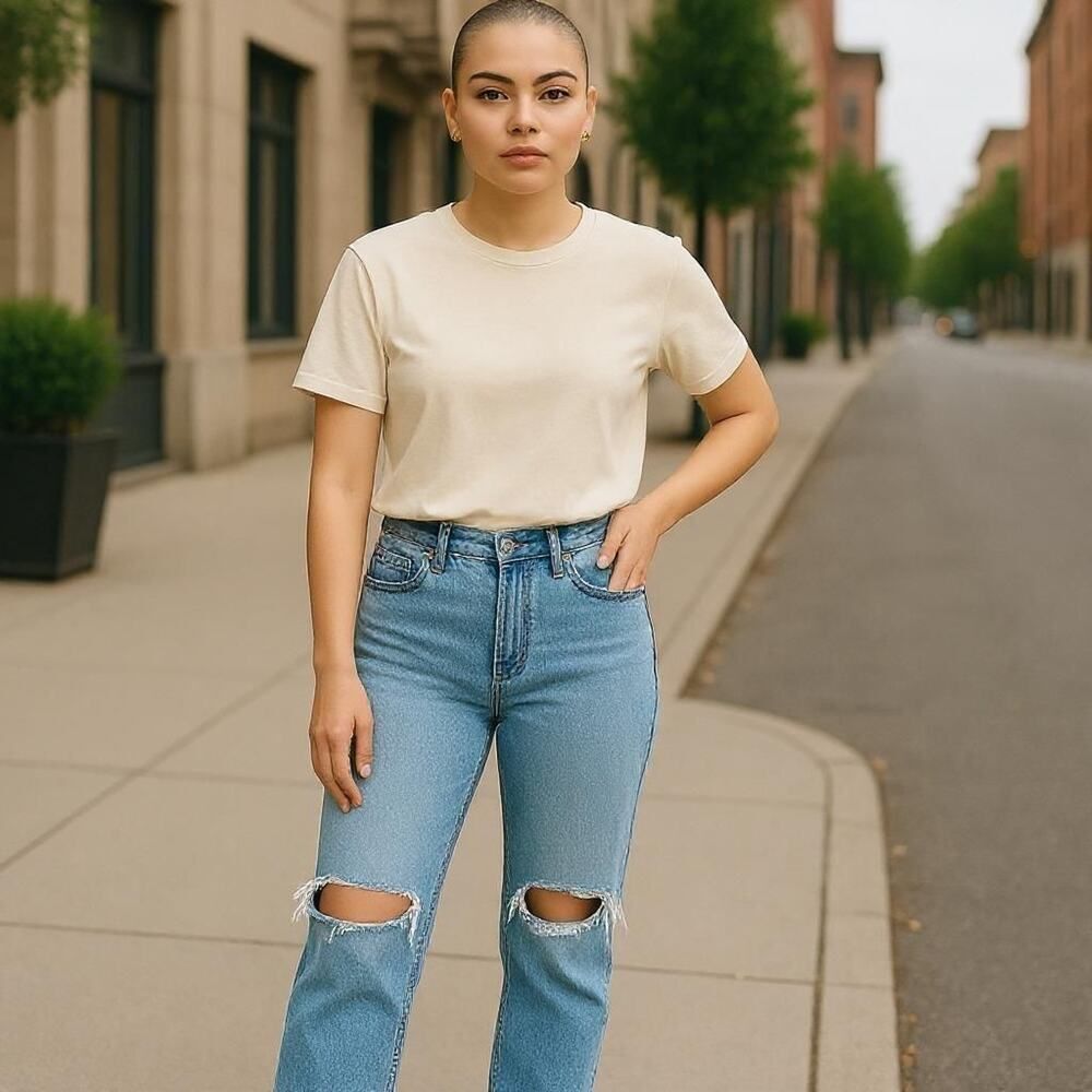 Calvin Klein 80s/90s Women’s Straight Mid Rise Jeans Size 4 Union Made USA EUC